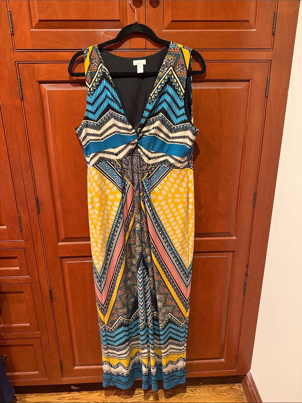 Chicos Printed Maxi Dress